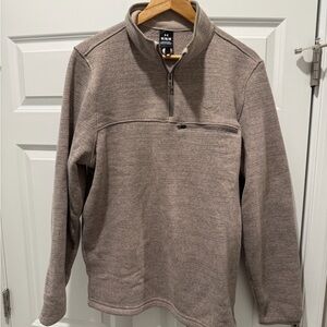 Under Armour Men's Quarter Zip Jacket - Taupe Heather